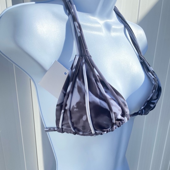 💫Last one black tye dye halter tie bikini - Picture 2 of 8